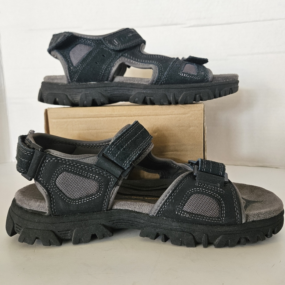 Ozark Trail Mens Sandals Size 10 Open Toe Adjustable Straps Comfort fit 3 strap